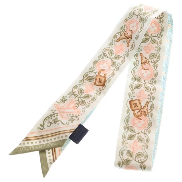 Louis Vuitton Bandeau BB Summer Garden Twilly Scarf Silk Multicolor in Multicolor Silk from The Reluxe