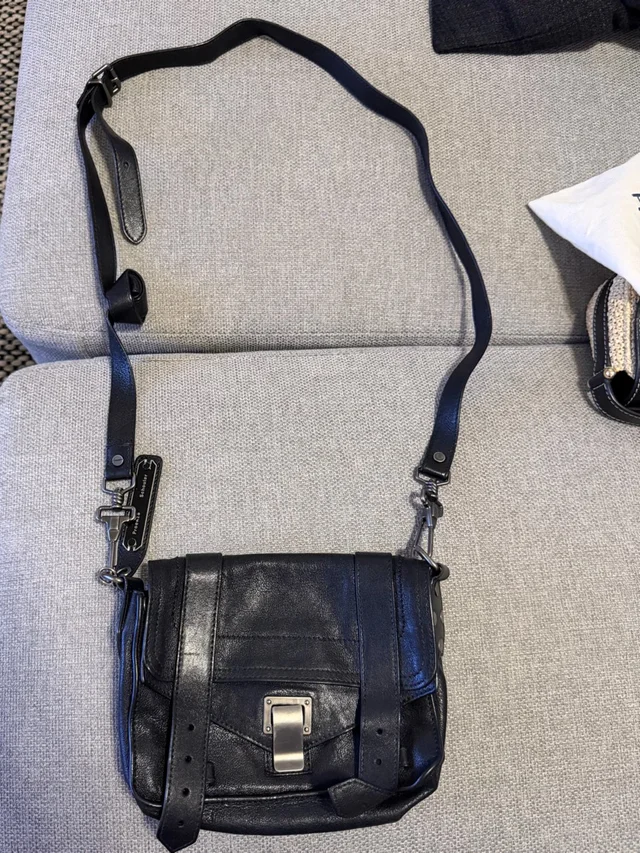Proenza Schouler Lambskin Ps1 Mini Crossbody Bag Black in black Lambskin from Poshmark