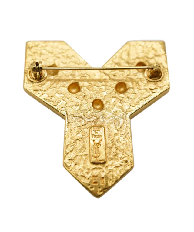 Saint Laurent Y brooch from Luxury Promise, photo 2 of 5