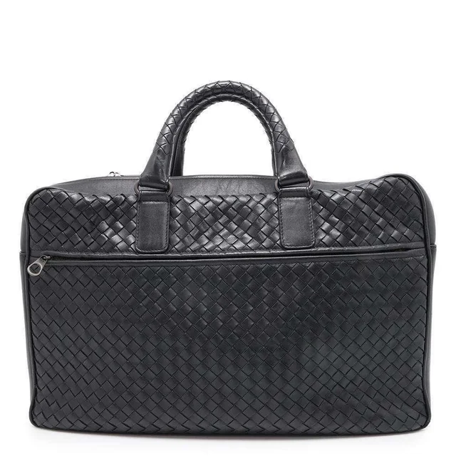 Bottega Veneta Business Bag Intrecciato Leather Black in black Woven leather from Poshmark