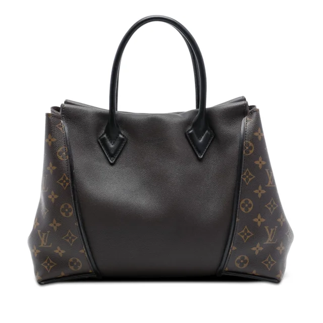 Brown Louis Vuitton Monogram Veau Cachemire W PM Tote in Brown Calfskin from Designer Revival