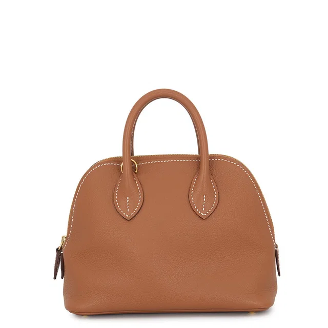 Hermès Bolide1923 Gold Evercolor Size Mini in Gold from GALLERY RARE