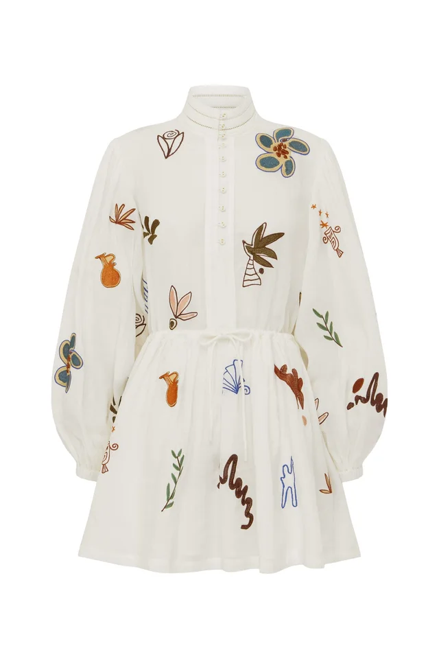 2504 - RESORT 26 MINA EMBROIDERED MINI DRESS from Alemais, photo 1 of 1
