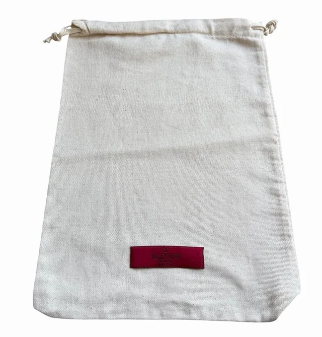 Valentino Garavani Authentic Replacement Dust Bag Large Canvas Drawstring Store in red Canvas from Poshmark