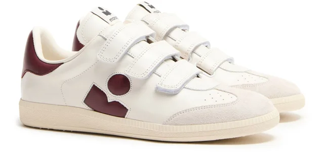 ISABEL MARANT Beth sneakers in Beige Main material: 100% cow leather, lining1: 100% sheep leather, sole: 100% rubber, photo 3 of 8 from 24S (US)