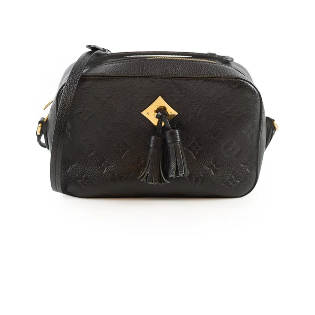 Louis Vuitton Saintonge Monogram Empreinte Black in Black Leather from The Purse Affair