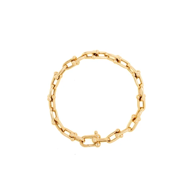 Tiffany & Co. Size S Hardware Bracelet, Small Link, Rose Gold in Pink from EMIER