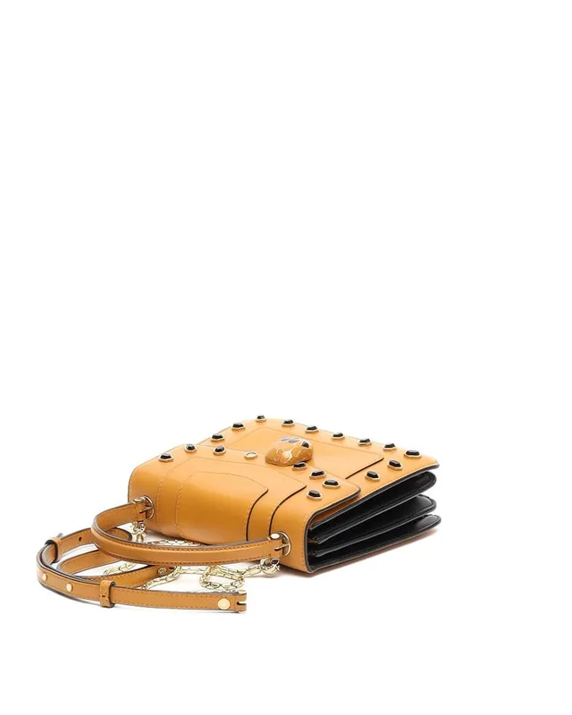 Bvlgari Serpenti Gem Studded Top Handle Bag in Leather from A Retro Tale, photo 4 of 9