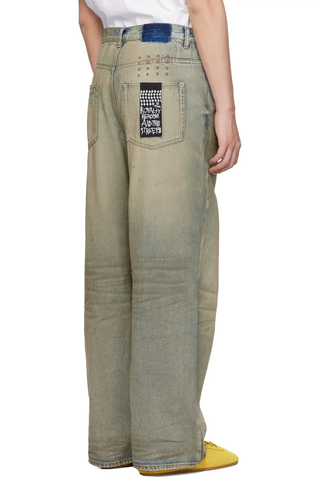 Ksubi Blue MAXX Mechanik Jeans, photo 3 of 4 from SSENSE