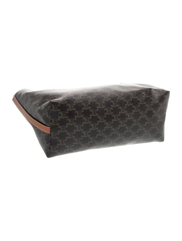 Celine Triomphe Soft Shopper 2025 in black Canvas from The RealReal, photo 5 of 6