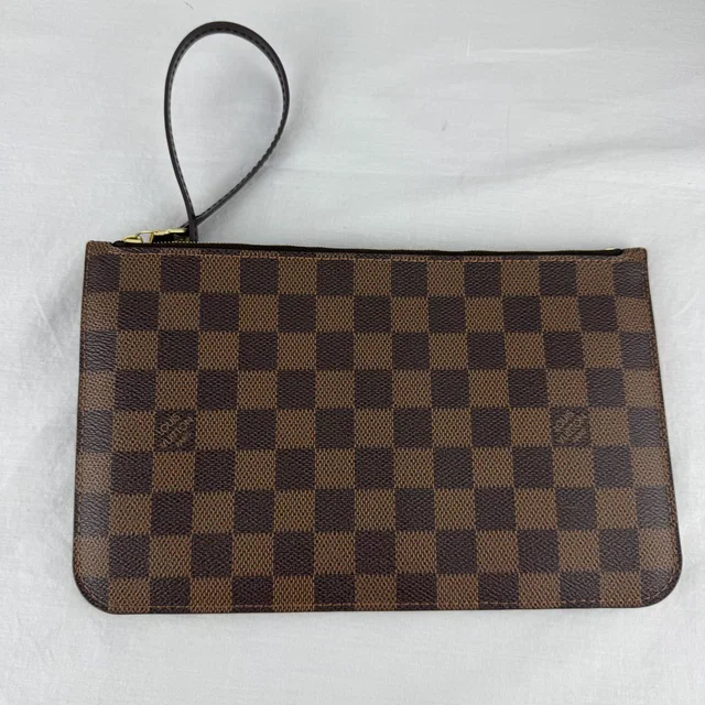 Louis Vuitton Neverfull Clutch in Canvas, coated canvas, Metal from Reowned