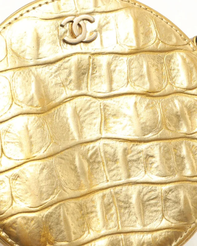 Chanel CC Round Chain Shoulder Bag in Crocodile from A Retro Tale, photo 6 of 10