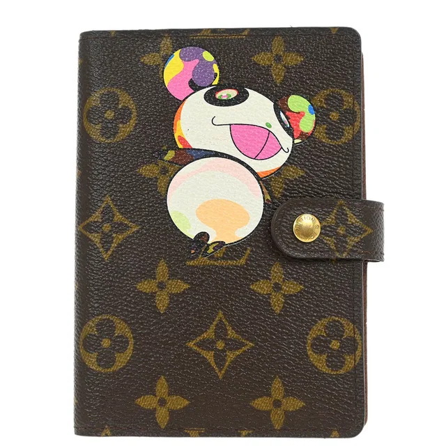 Louis Vuitton Monogram Panda Agenda PM Note Book Cover R20011 in Coated canvas from AMORE Vintage Tokyo
