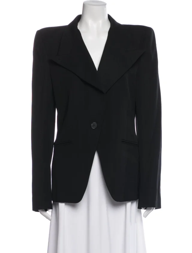Alexander McQueen blazers in blue Wool from The RealReal