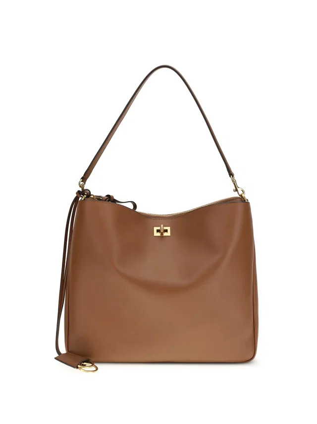 Balenciaga Rodeo Shoulder Bag — Brown Calf Leather Bos Taurus in Brown Calfskin from HEWI