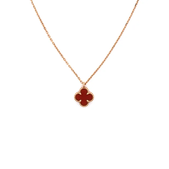Van Cleef & Arpels Sweet Alhambra Pendant Necklace in gold from Rebag