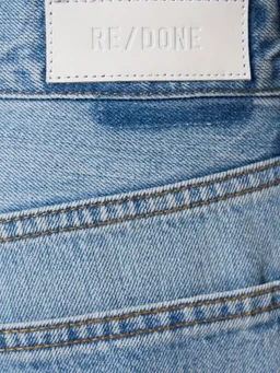 RE/DONE High-waisted wide-leg jeans in 100% Cotton, photo 4 of 5 from LUISAVIAROMA
