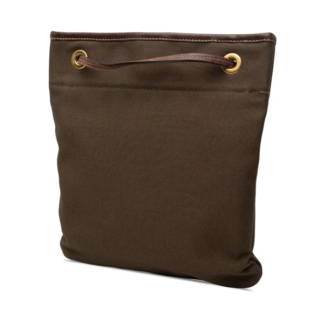 Brown Prada Canvas Canapa Logo Crossbody in Brown Canvas from Designer Revival, photo 2 of 2