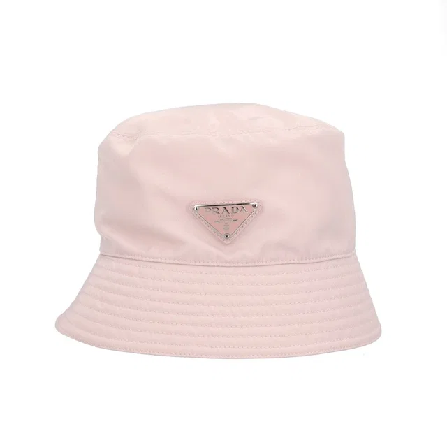 Prada Hat Re-Nylon Pink in Pink Nylon from The Reluxe