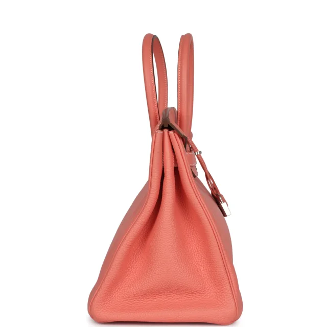 Hermès Birkin 35 Crevette Clemence Palladium Hardware in Clemence leather from Madison Avenue Couture, photo 3 of 9