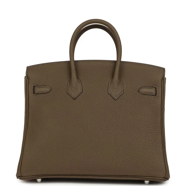 Hermès Birkin 25 Toundra Togo Palladium Hardware in Togo leather from Madison Avenue Couture, photo 4 of 9