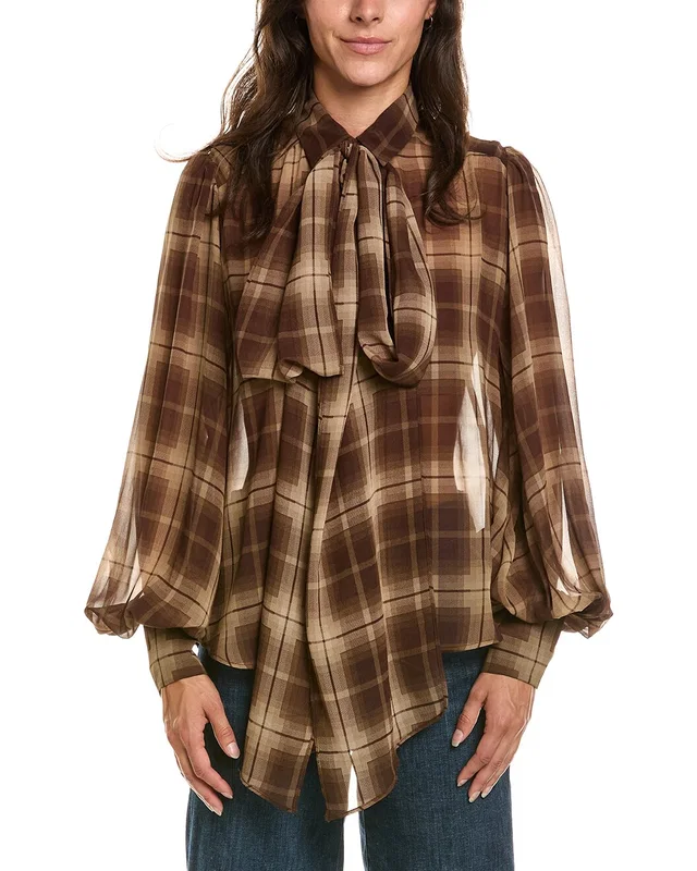 Bardot Cecile Tie-Neck Top, image 1 of 1 from Rue La La