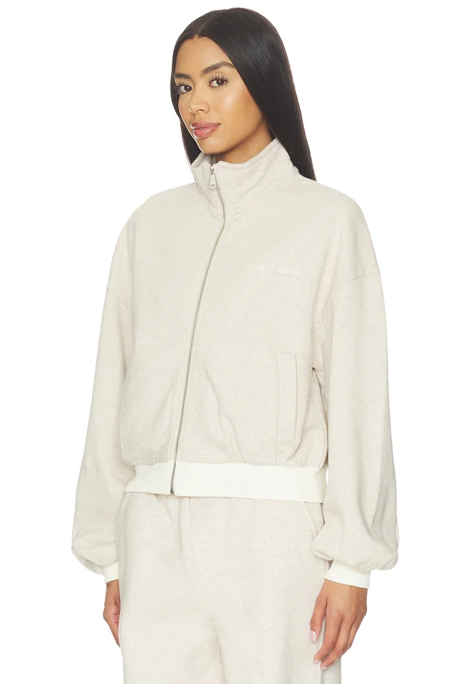 4th & Reckless Josefina Zip Up in Oatmeal, photo 3 of 5 from REVOLVE (Canada)
