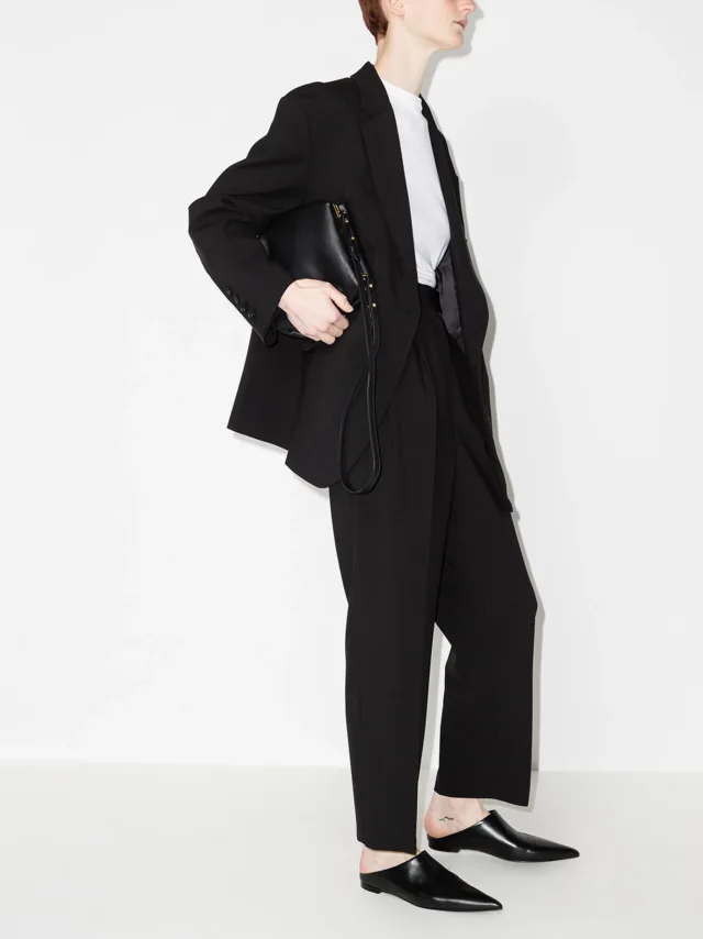 The Frankie Shop Bea tailored cropped trousers, photo 2 of 2 from FARFETCH