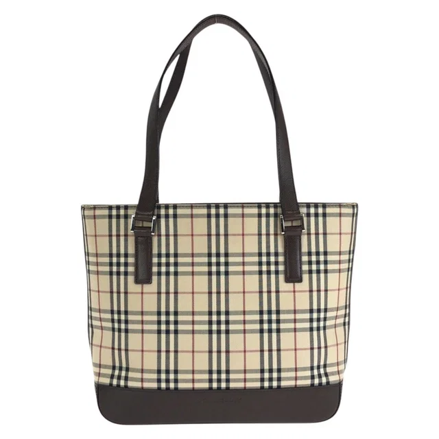 Burberry Cotton Canvas Leather Tote Bag in Canvas from LuxUness