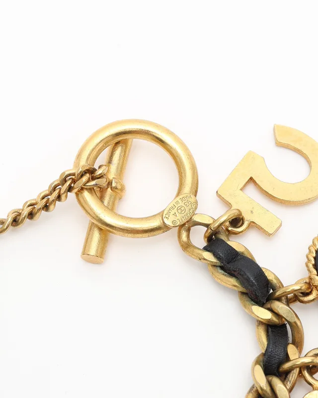Chanel Coco Mark Charms Bracelet in Leather from A Retro Tale, photo 4 of 4