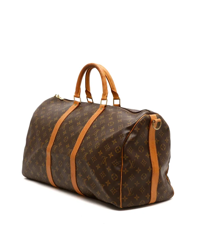 Louis Vuitton Monogram Keepall Bandoulière 50 Weekend Bag in Coated canvas from A Retro Tale, photo 2 of 13