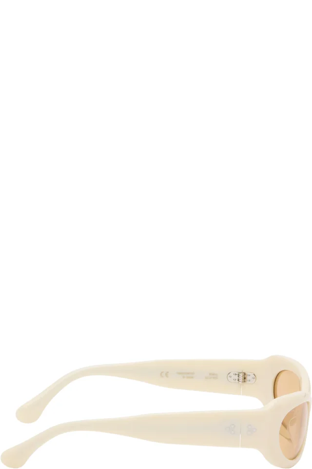 Port Tanger SSENSE Exclusive Beige Khilna Sunglasses, photo 2 of 5 from SSENSE