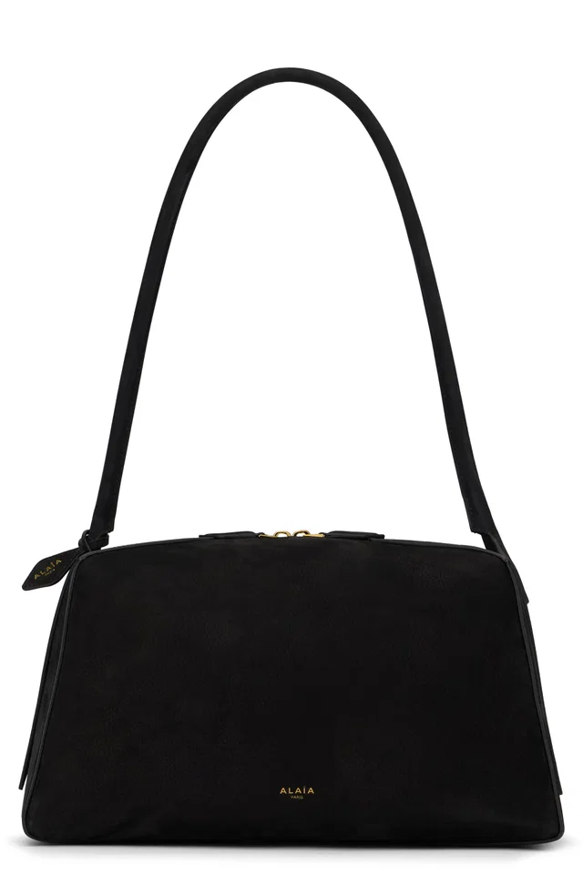 Alaïa Shoulder Bag — Black Leather in Black Leather from HEWI