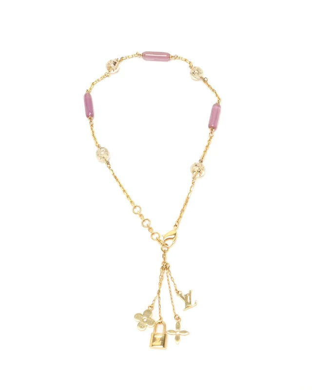 Louis Vuitton Bulles Inclusion Long Necklace in Resin from A Retro Tale, photo 2 of 3