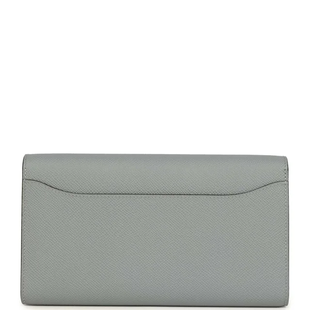 Hermès Constance Wallet To Go Gris Pantin Epsom Gold Hardware in Grey Epsom leather from Madison Avenue Couture, photo 4 of 10