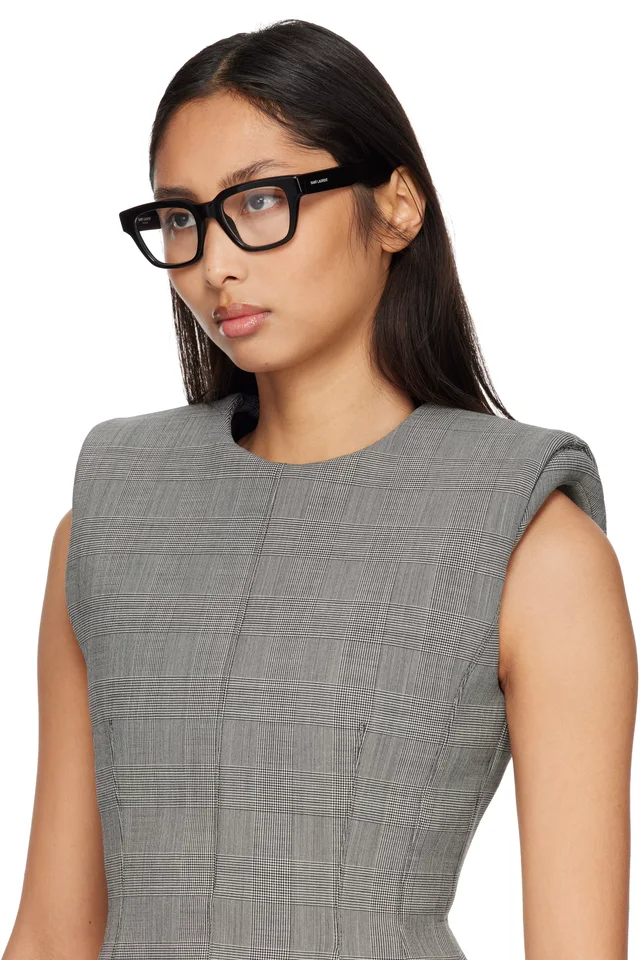 Saint Laurent Black SL 804 Glasses, photo 4 of 4 from SSENSE
