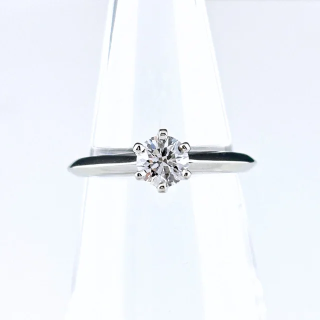 Tiffany & Co. Diamond Platinum Ring from The Reluxe