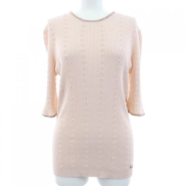 Chanel Knit Sweater Pink in Pink from The Reluxe