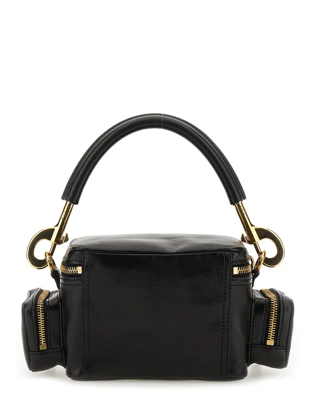 Chloé Leather Camera Shoulder Bag — Black Domestic in Black Leather from HEWI