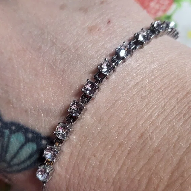 Swarovski Clear Crystal Bolo Bracelet in gray|silver from Poshmark