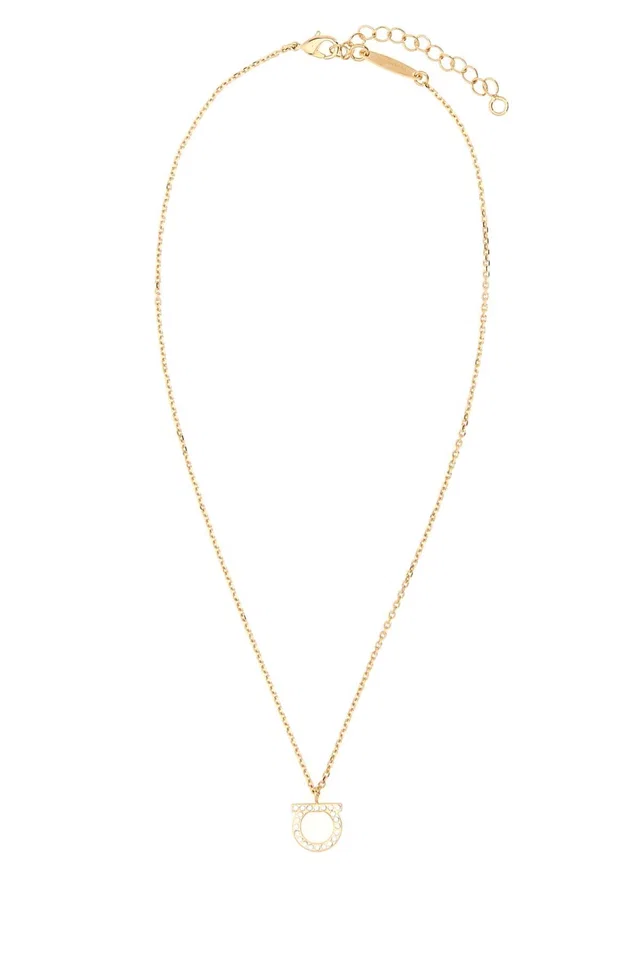 Ferragamo Gancini Necklace — Gold Necklaces in Gold from HEWI