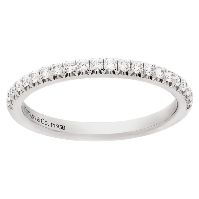 Tiffany & Co. Half "Soleste" eternity ring in Platinum from Gray And Sons