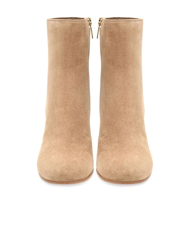 Gianvito Rossi Joelle Round Toe Ankle Boots, photo 4 of 4 from SENSER