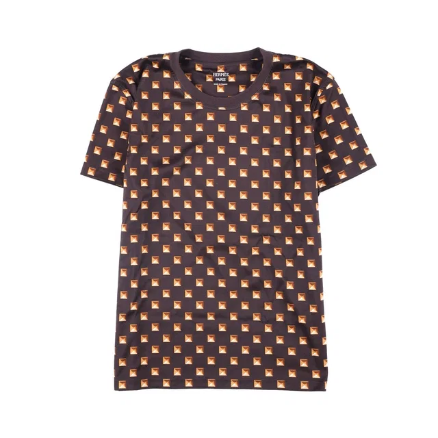 Hermès All-Over Medor Pyramid Stud Print T-Shirt from HEWI