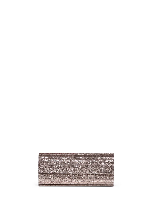 Jimmy Choo Sweetie Clutch — Pink Viscose in Pink Leather from HEWI