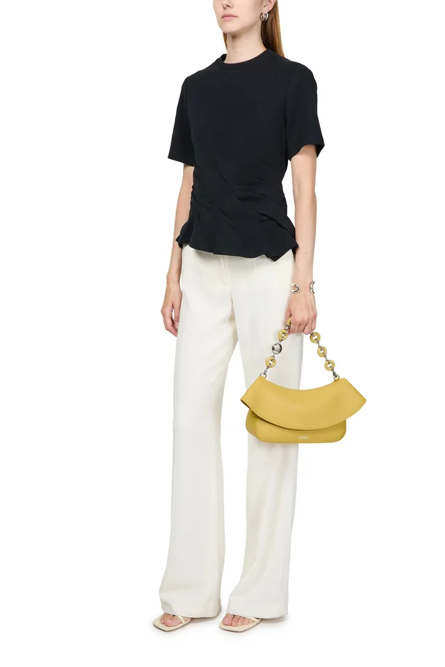 LOEWE Twisted t-shirt in Black Cotton, polyamide, photo 6 of 6 from 24S (Canada)