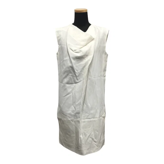 Celine Phoebe Philo Era Drape Dress Top Sleeveless White 34 in White from The Reluxe