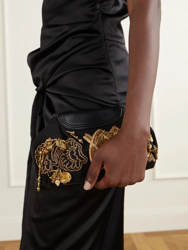 Dries Van Noten Appliqué shoulder bag, photo 4 of 7 from SENSER