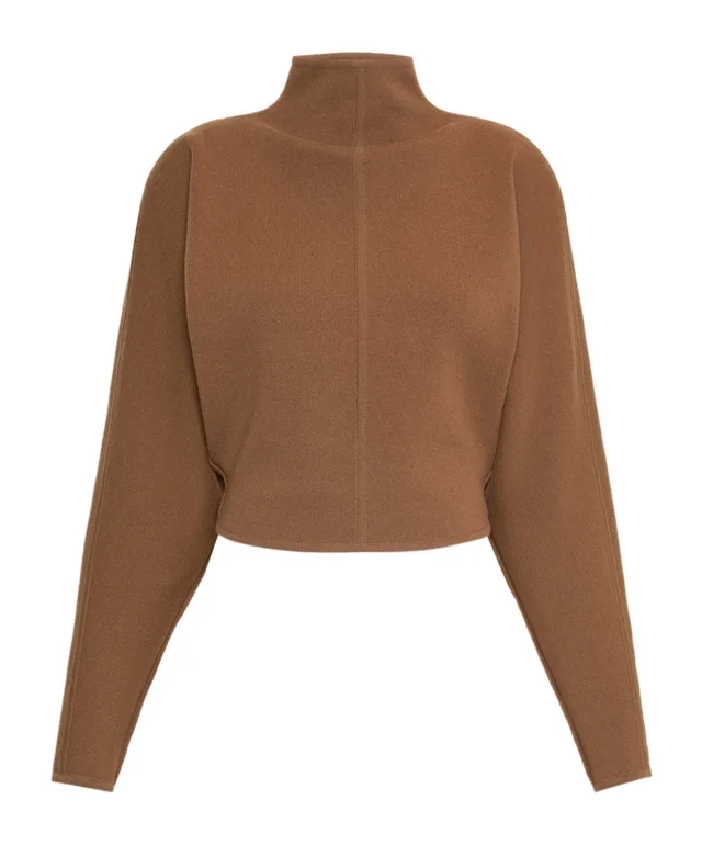 Max Mara Wool and cashmere cropped jumper from SENSER, photo 1 of 1