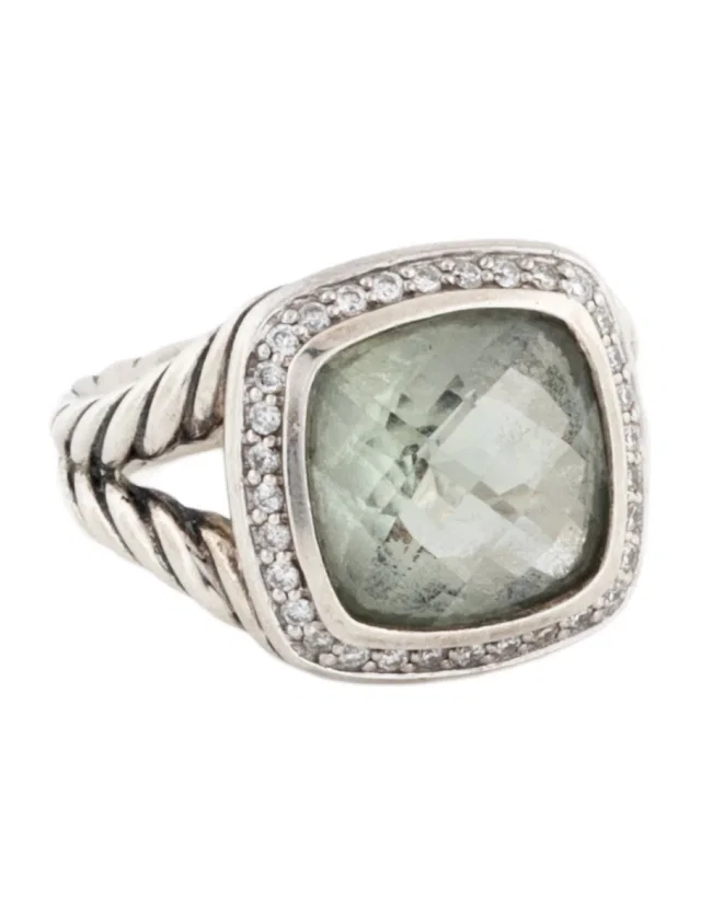 David Yurman Prasiolite & Diamond Albion Ring in multicolor from The RealReal